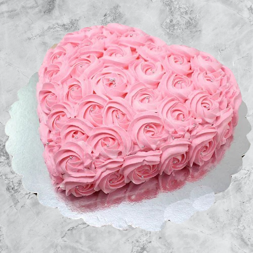 Strawberry Rose Cake